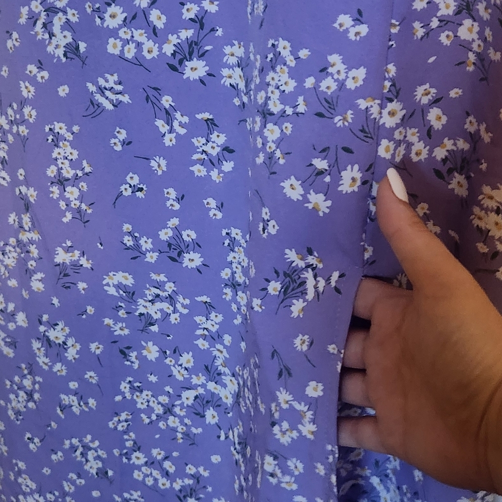 SHEIN Lavender Floral Dress - Picture 2 of 6